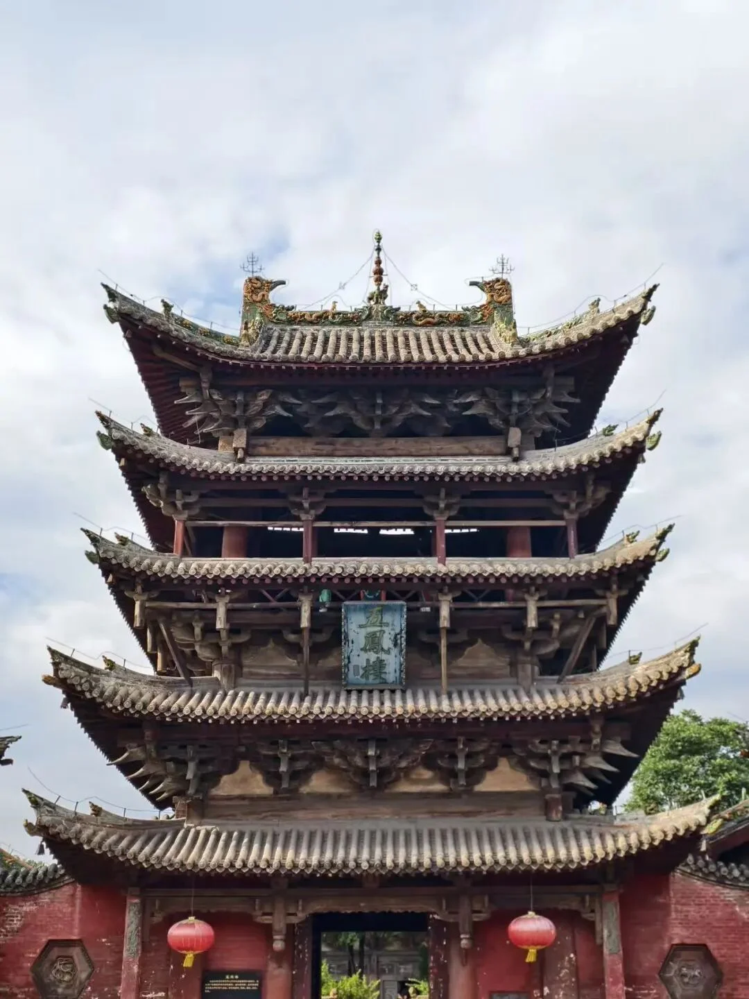 长治五凤楼正立面